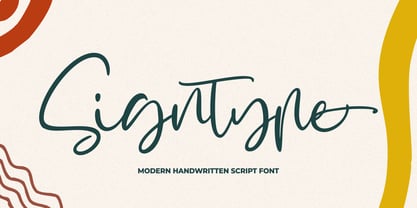 Signtype Font Poster 1