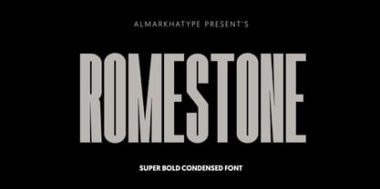 Romestone Font Poster 10
