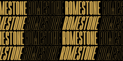 Romestone Font Poster 9