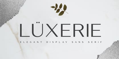 Luxerie Font Poster 1