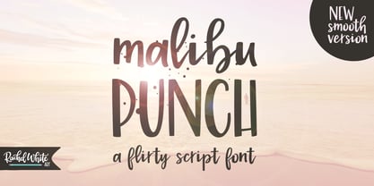 Malibu Punch Font Poster 1