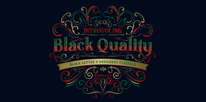 Black Quality Font Poster 9
