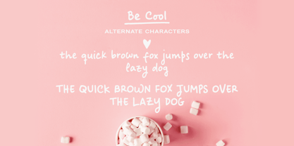 Be Cool Font Poster 3