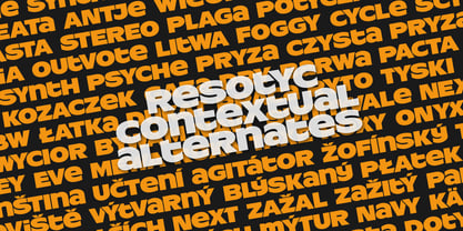 ResotYc Font Poster 9
