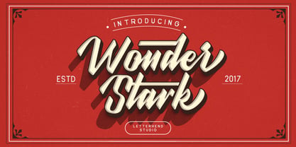Wonder Stark Font Poster 1