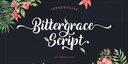 Bittergrace Script Font Poster 1