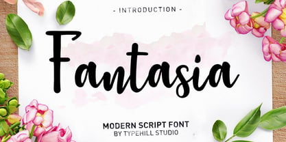 Fantasia Script Font Poster 1