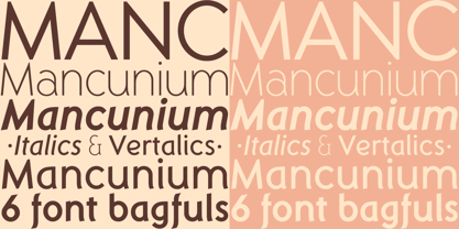Mancunium Font Poster 9