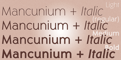 Mancunium Font Poster 4