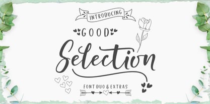 Good Selection Font Poster 1