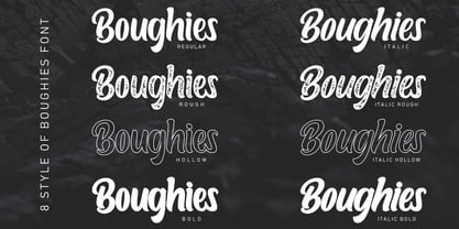 Boughies Font Poster 3