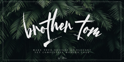 Brother Tom Font Poster 1