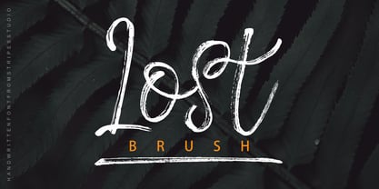 Lost Brush Fuente Póster 1
