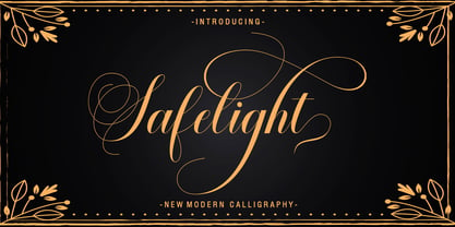 Safelight Script Font Poster 1
