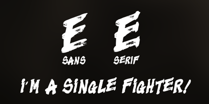 Black Fighter Font Poster 6