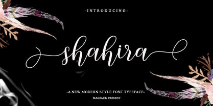 Shahira Script Font Poster 1