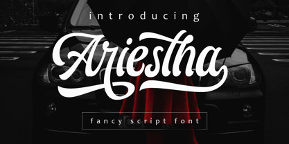 Ariestha Script Font Poster 1