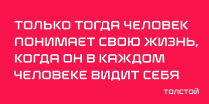 Klapt Cyrillic Font Poster 2
