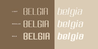 Belgia Font Poster 2