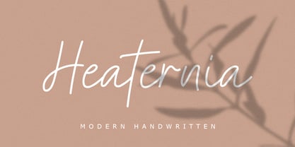 Heaternia Font Poster 1
