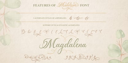 Madelican Font Poster 15