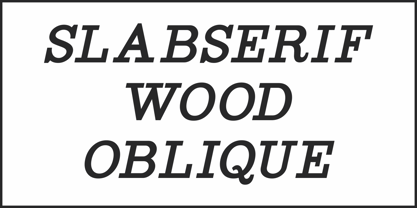 Slabserif Wood JNL Font Poster 4