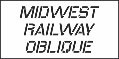 Midwest Railway JNL Font Poster 4