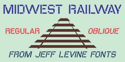 Midwest Railway JNL Font Poster 1