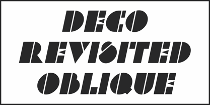 Deco Revisited JNL Font Poster 4