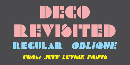 Deco Revisited JNL Font Poster 1