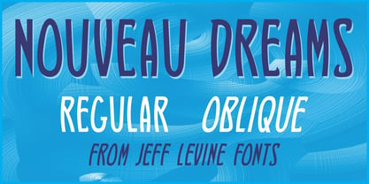 Nouveau Dreams JNL Font Poster 1