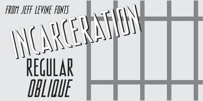 Incarceration JNL Font Poster 1