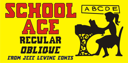 School Age Font Poster 1