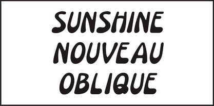 Sunshine Nouveau Font Poster 4