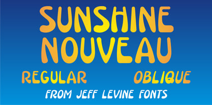 Sunshine Nouveau Font Poster 1