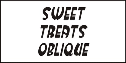 Sweet Treats Font Poster 4