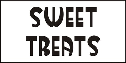 Sweet Treats Fuente Póster 2