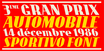 Sportivo Font Poster 6