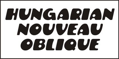 Hungarian Nouveau JNL Font Poster 4