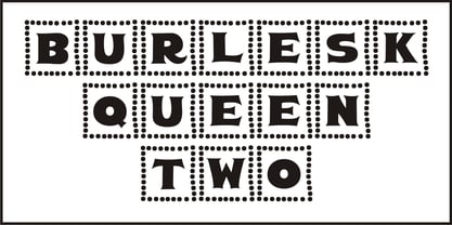Burlesk Queen JNL Font Poster 4