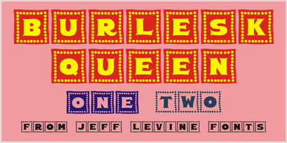 Burlesk Queen JNL Font Poster 1