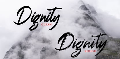 Dignity Font Poster 2