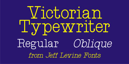 Victorian Typewriter JNL Fuente Póster 1