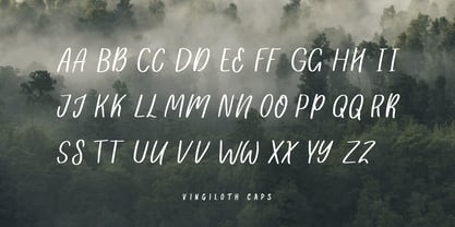 Vingiloth Font Poster 7