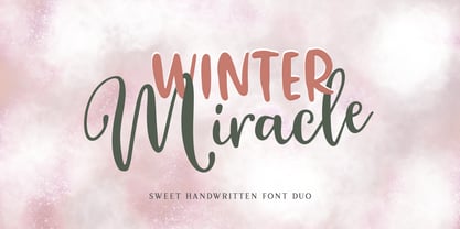 Winter Miracle Fuente Póster 1