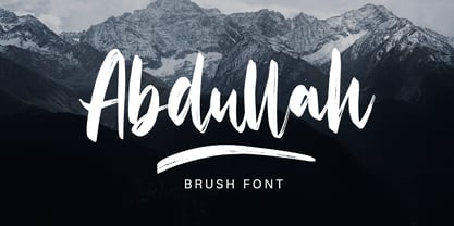 Abdullah Font Poster 1