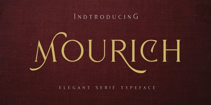 Mourich Font Poster 1