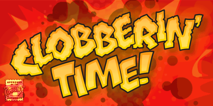 Clobberin Time Font Poster 1