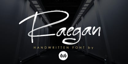 Raegan Font Poster 1