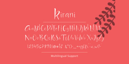 Kirani Font Poster 4